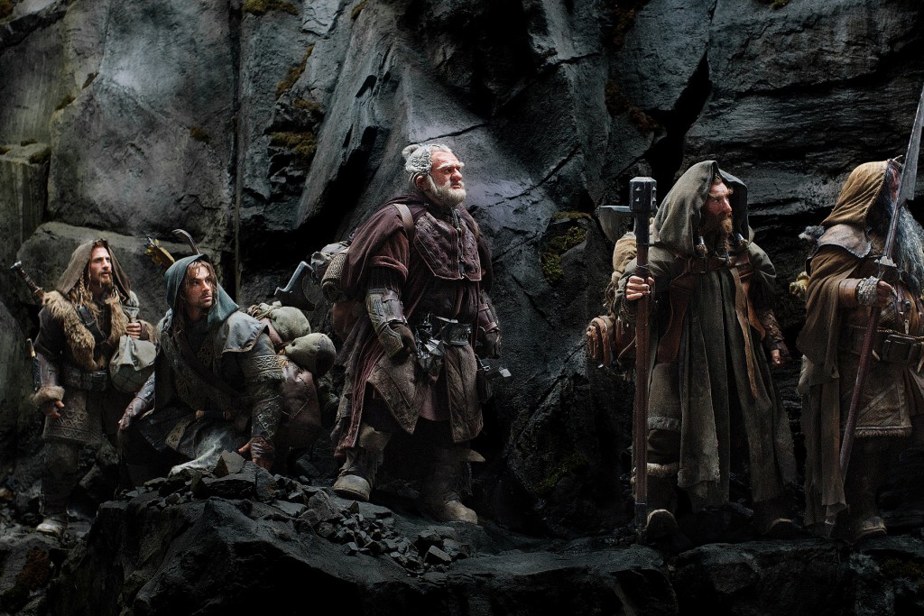 (L-r) DEAN O’GORMAN as Fili, AIDAN TURNER as Kili, Mark Hadlow as Dori, Jed Brophy as Nori and WILLIAM KIRCHER as Bifur in New Line Cinema’s and MGM's fantasy adventure “THE HOBBIT: AN UNEXPECTED JOURNEY,” a Warner Bros. Pictures release.
