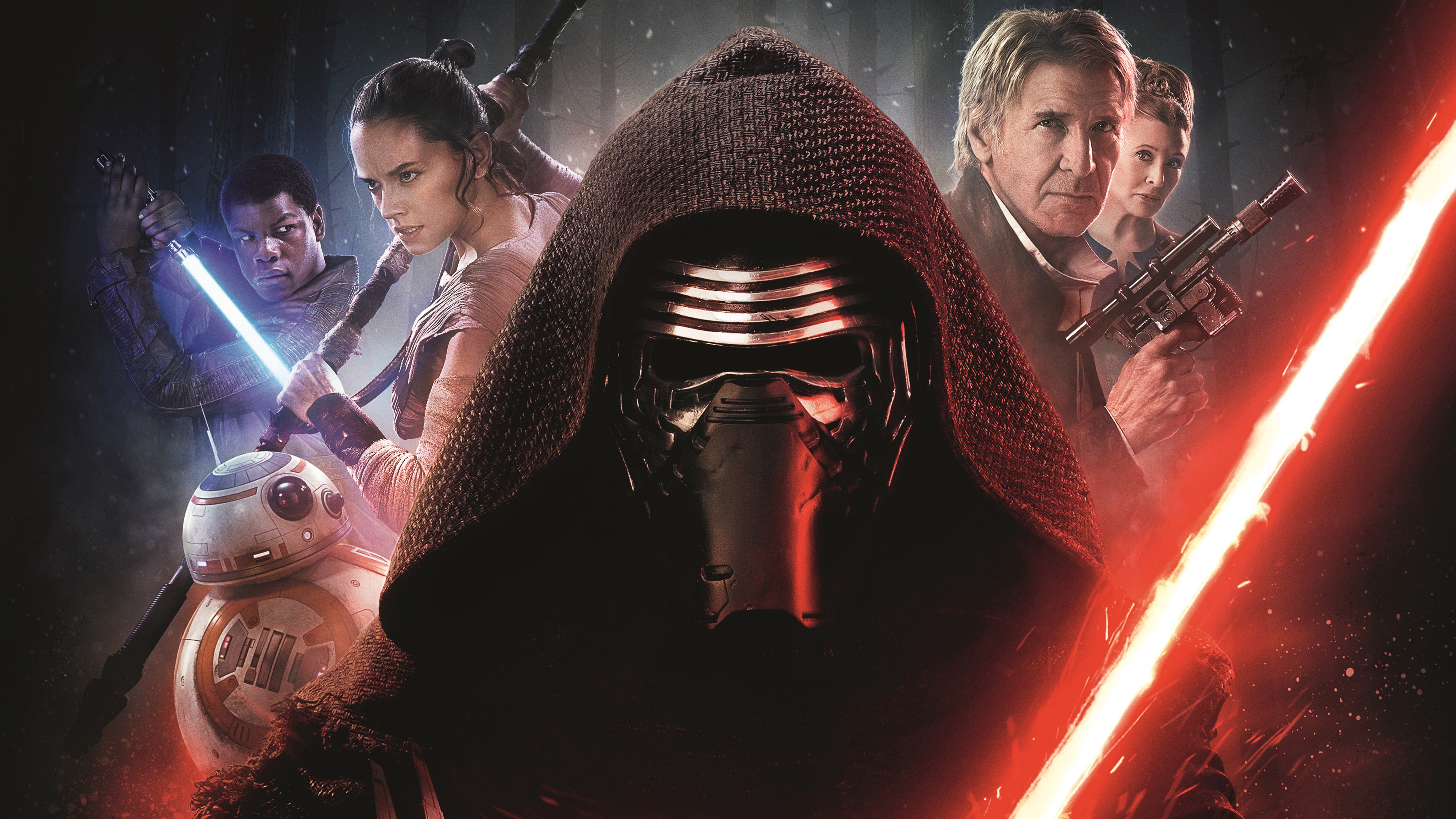 star_wars_episode_7-5k-kylo_ren-finn-rey-han_solo-by_aracnify-5120x2880